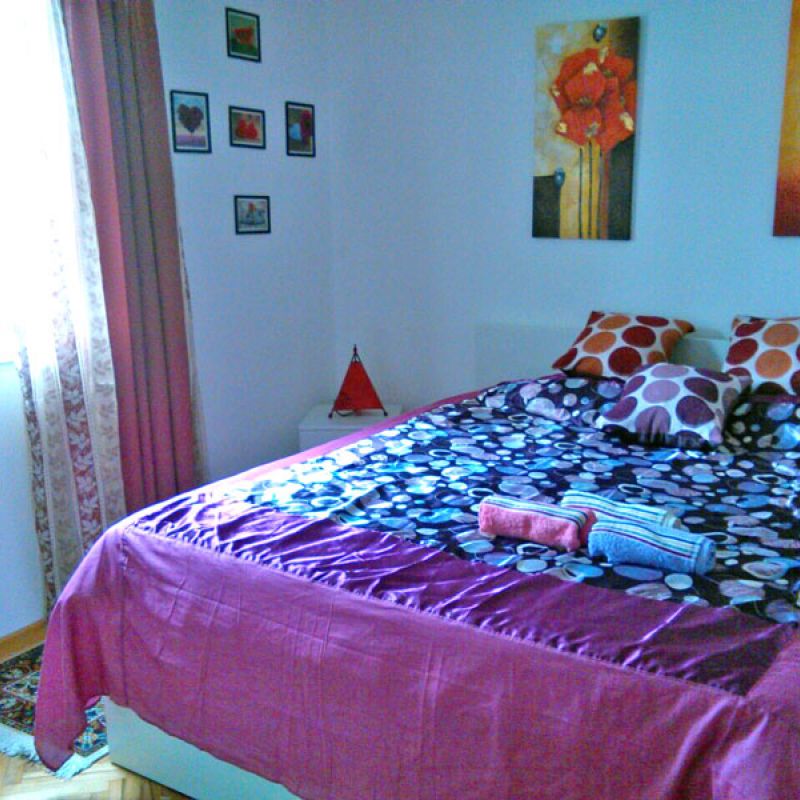 spavaća soba 1 u apartmanu JAMI Sokobanja
