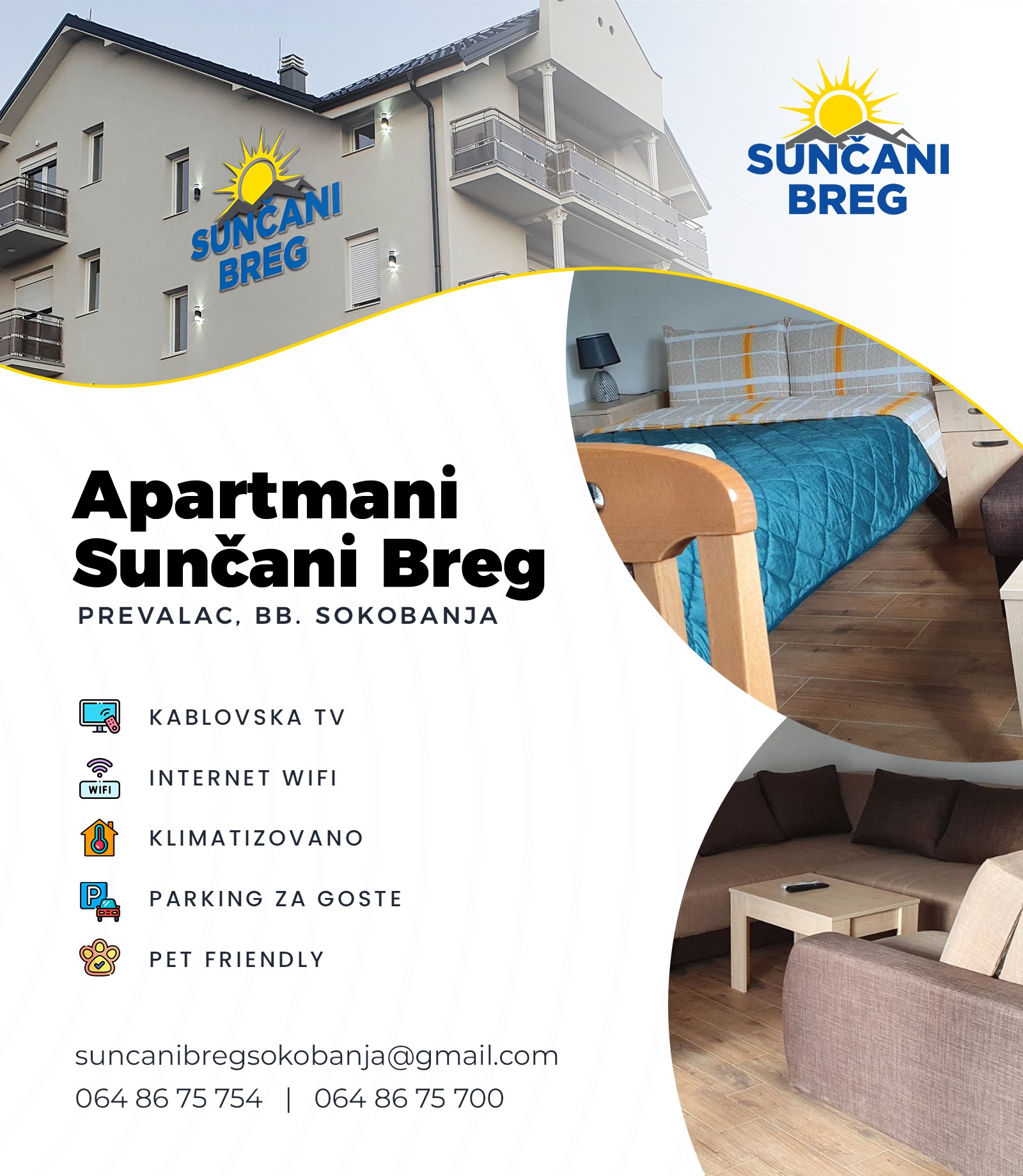 Apartmani Sunčani Breg Sokobanja